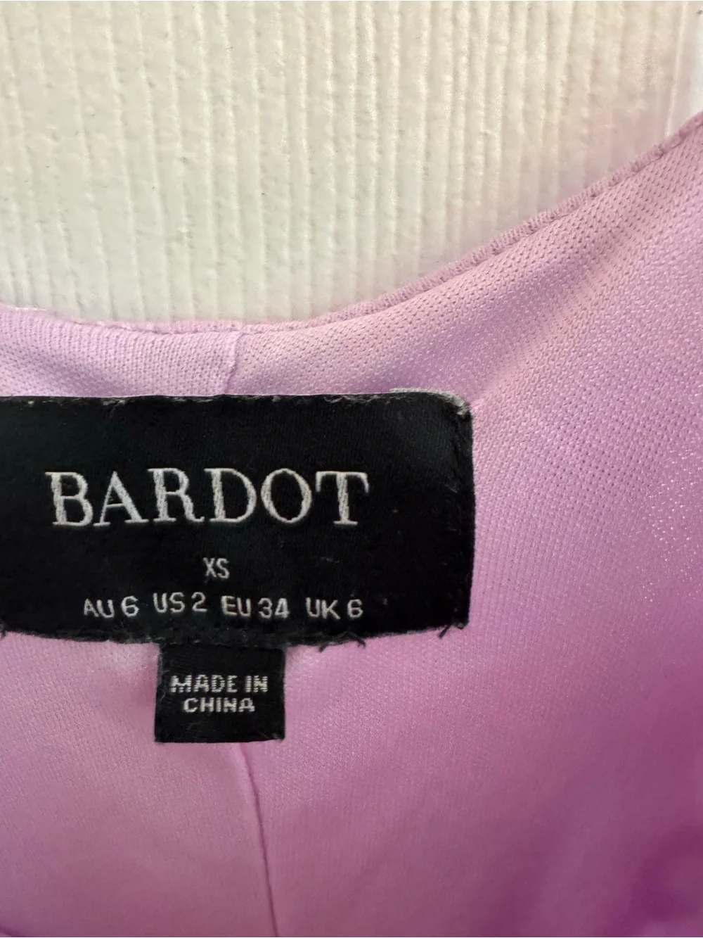 BARDOT Adoni Mesh Maxi Dress Lavender Lilac Size XS - Picture 4 of 7